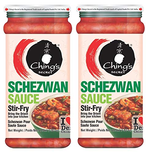 (Pack of 2) Ching's Secret Schezwan Stir Fry Sauce | Ching's Chinese | Desi Chinese