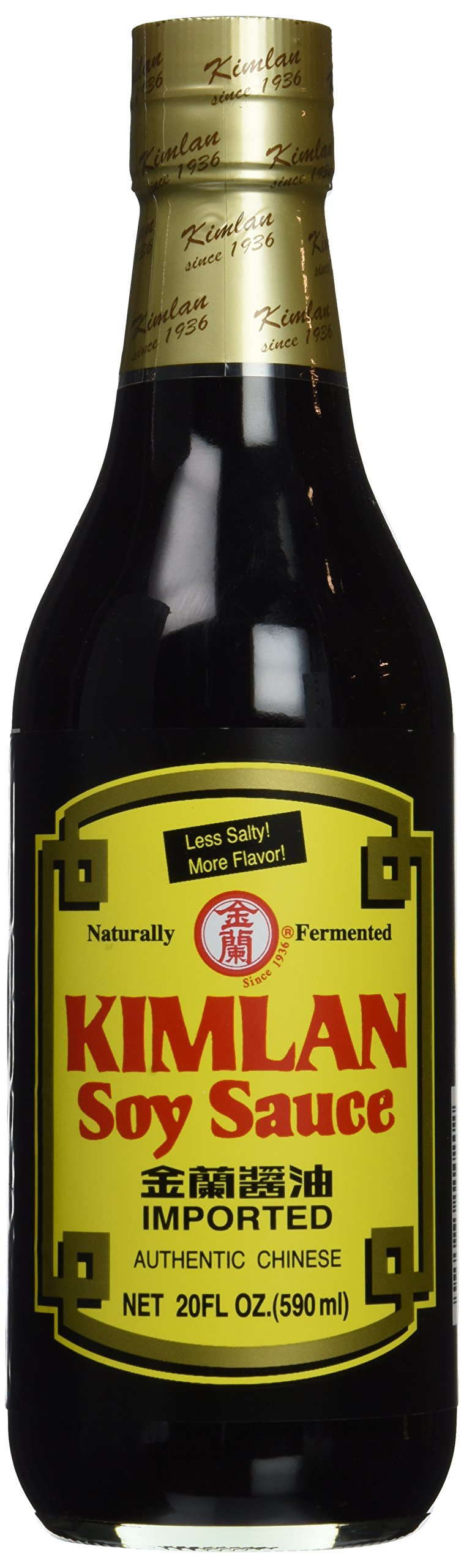 Kimlan Black Bottle with Yellow