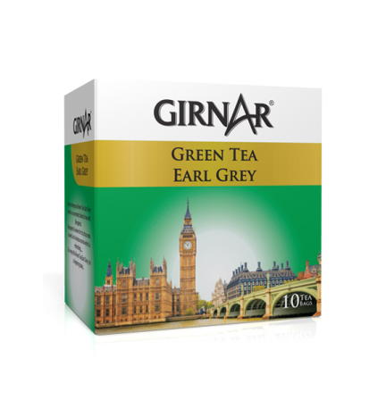 Girnar Earl Grey Green Tea - Mahaekart LLC