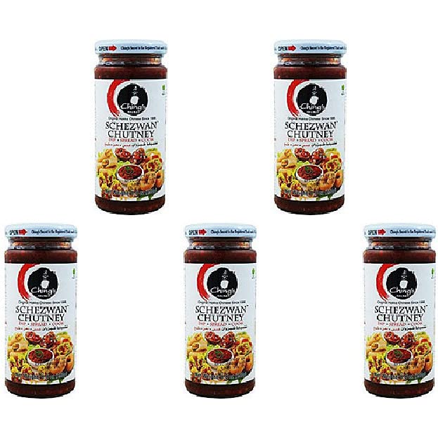 Pack Of 5 - Ching's Secret Schezwan Chutney - 8.8 Oz