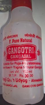 Ganga Jal Holy Ganges Water Gangotri 100ml Puja Hindu - Mahaekart LLC