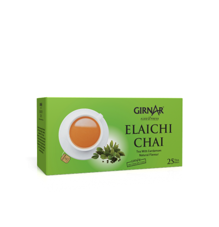 Girnar Black Tea Bags  Elaichi (25 Tea Bags) - Mahaekart LLC
