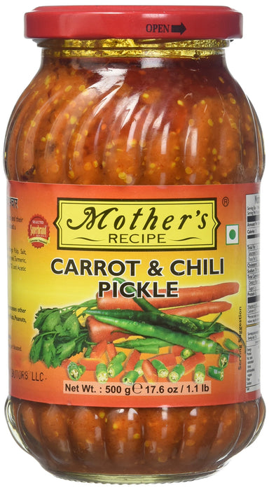 Mother's Recipe Carrot & Chilli Pickle 500 gms