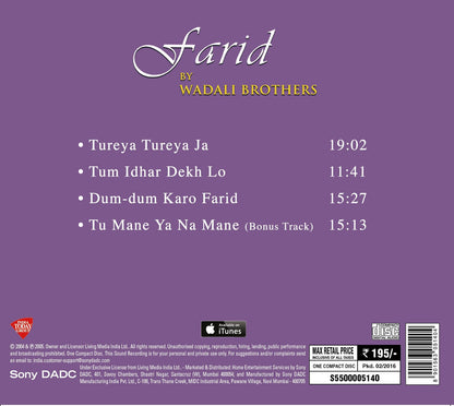 Farid - Wadali Brothers [Audio CD]