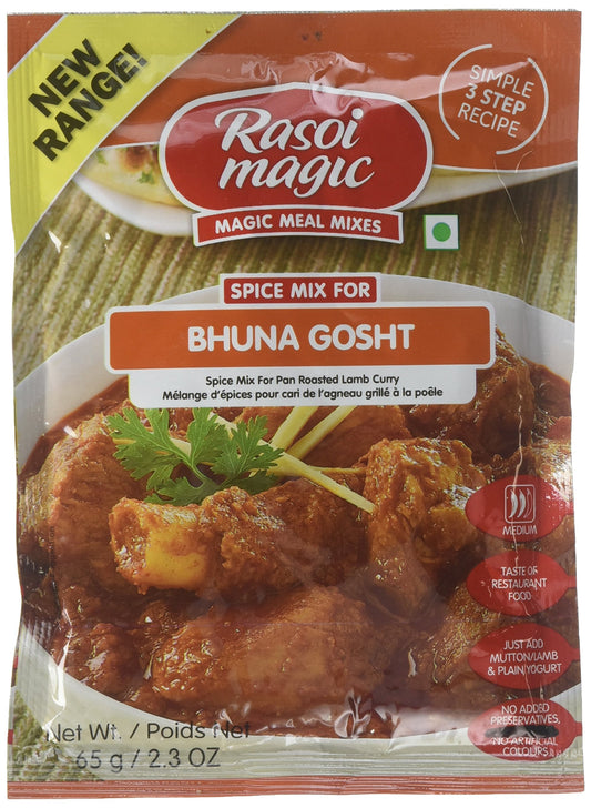 Rasoi Magic, Bhuna Ghosht Spice Mix, 65 Grams(gm)