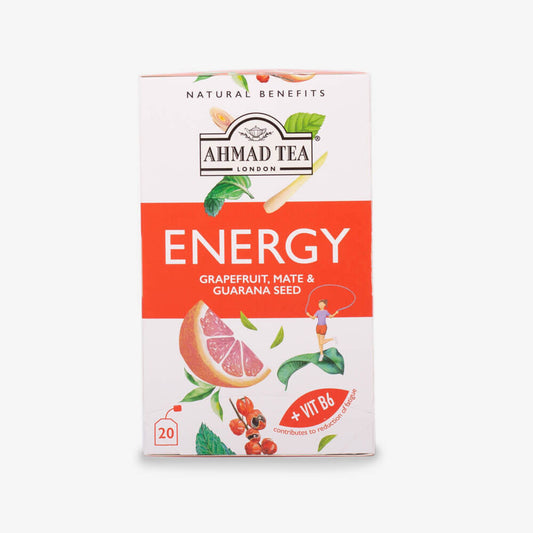 Ahmad Tea Energy- Grapefruit, Mate And Guarana Seeds 20 teabags