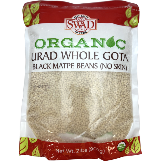 Swad Organic Urad Whole Gota 4 lbs