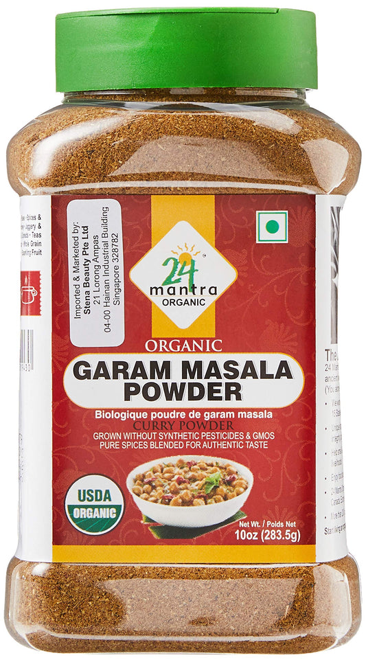 24 Mantra Organic Garam Masala - 10 oz jar (USDA CERTIFIED ORGANIC)