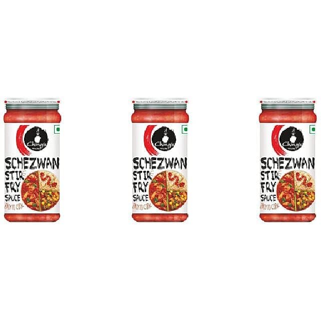 Pack Of 3 - Ching's Secret Schezwan Stir Fry Sauce - 8.8 Oz