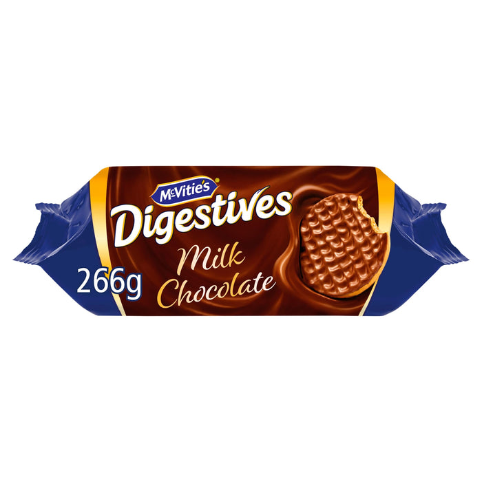 Mcvites Digestive Biscuits Milk Chocolate 266 gms