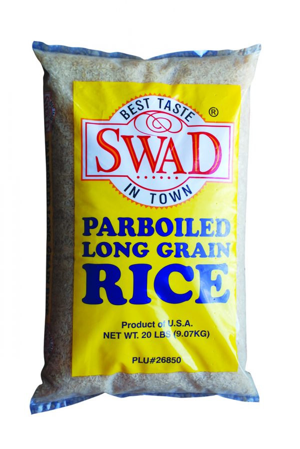 Swad Parboiled Long Grain Rice 20 lbs