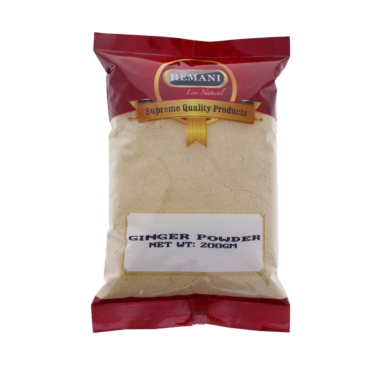 Hemani Ginger Root Powder Fresh Ground (200g 7oz) | 100% All-Natural | Vegan | Antioxidant I Superfood I Spice I Mix with Tea, Juice or Coffee
