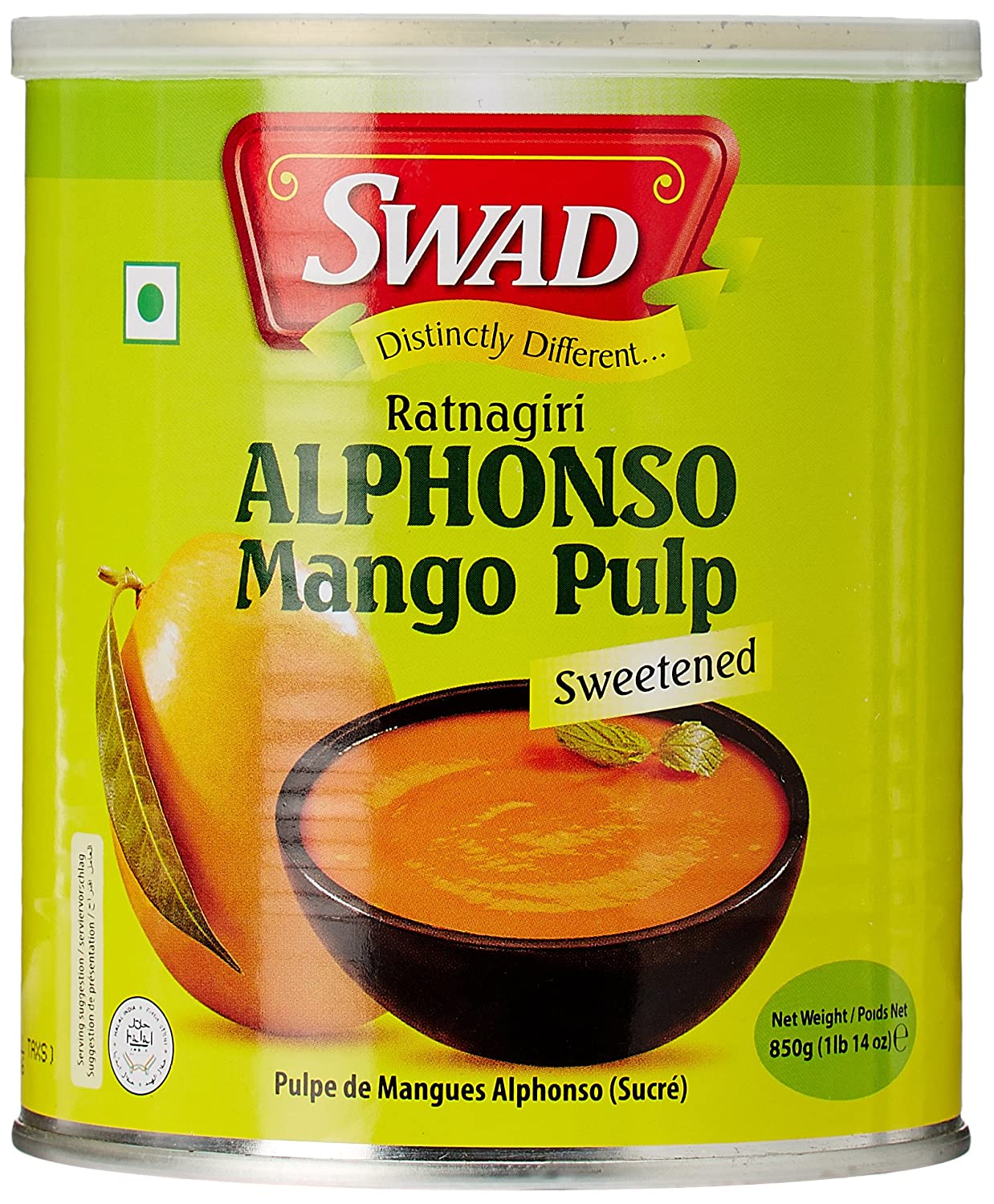 Swad Alphonso Mango Slices In Syrup 30 Oz