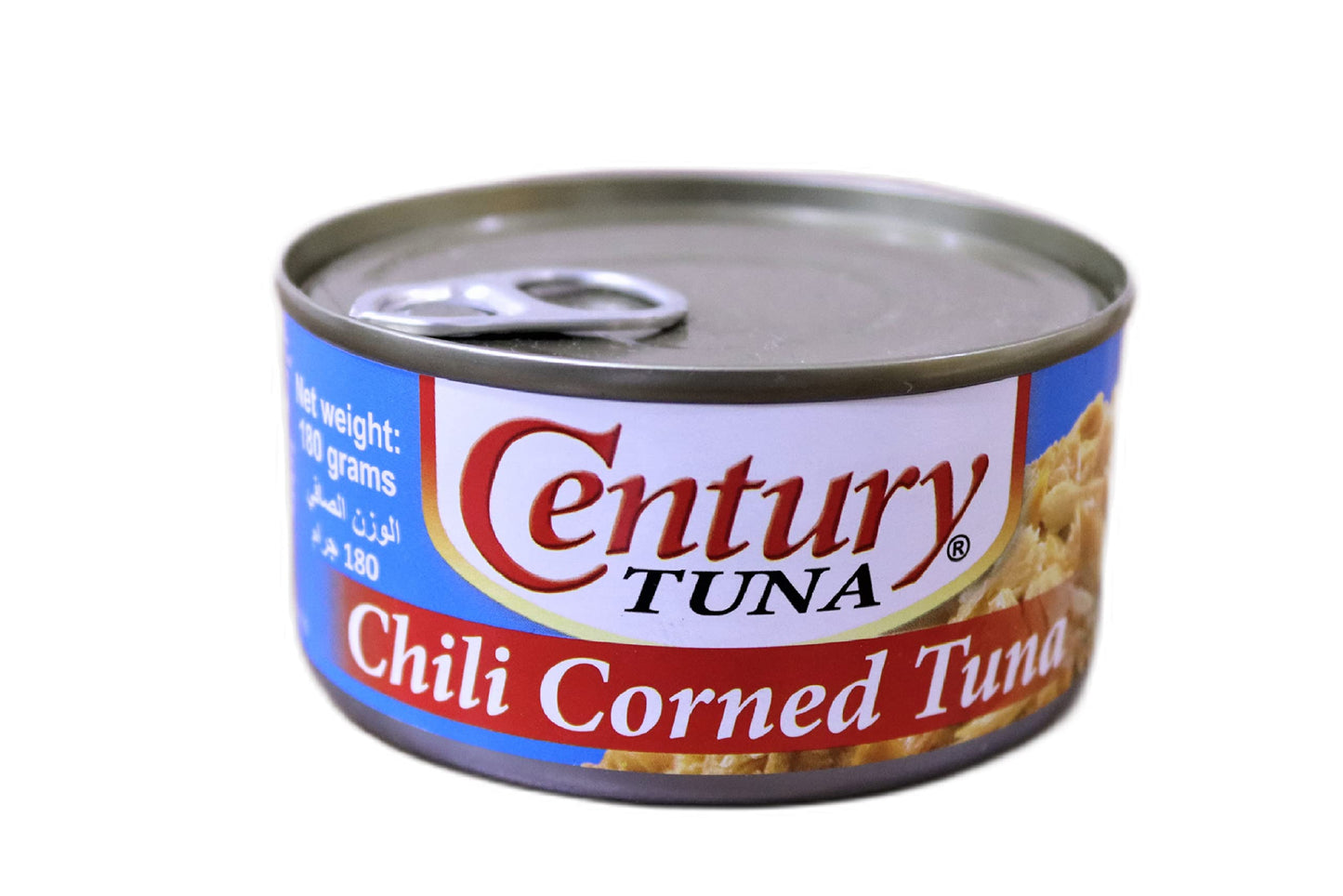 Century Light Chili Corned Tuna (6 Pack, Total of 38.4oz)