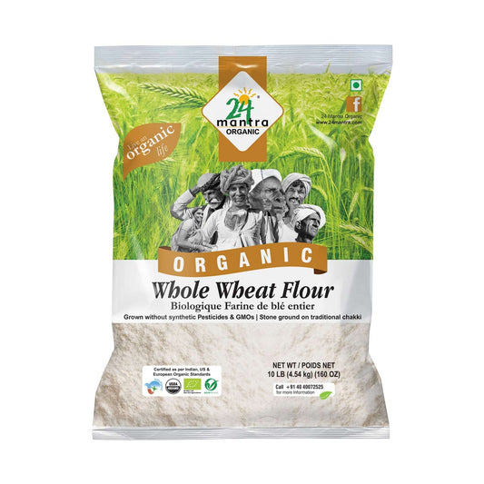 24 Mantra Organic Whole Wheat Flour 20 lbs