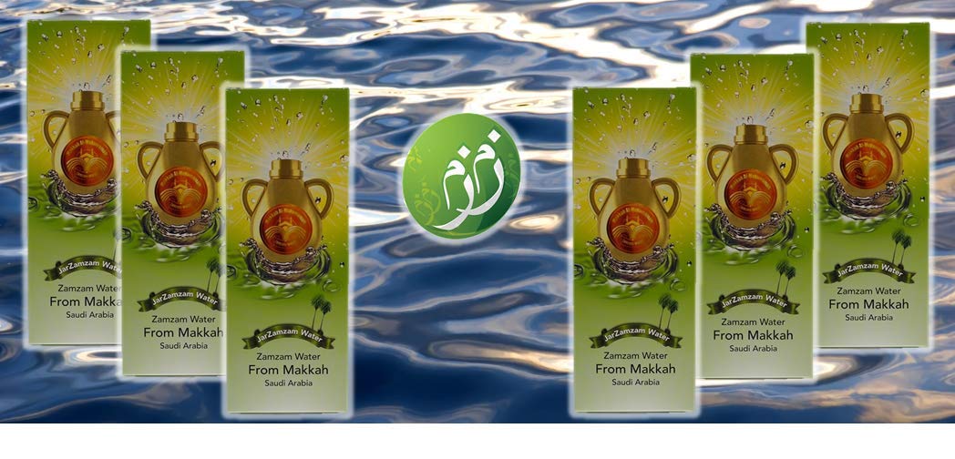 Mecca Zamzam Drinking Water 16.5 fl.oz/500ml 6 Bottles