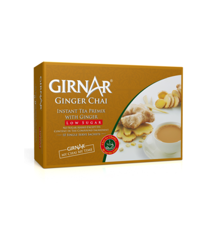 Girnar Instant Tea Premix With Ginger (Low Sugar) - Mahaekart LLC