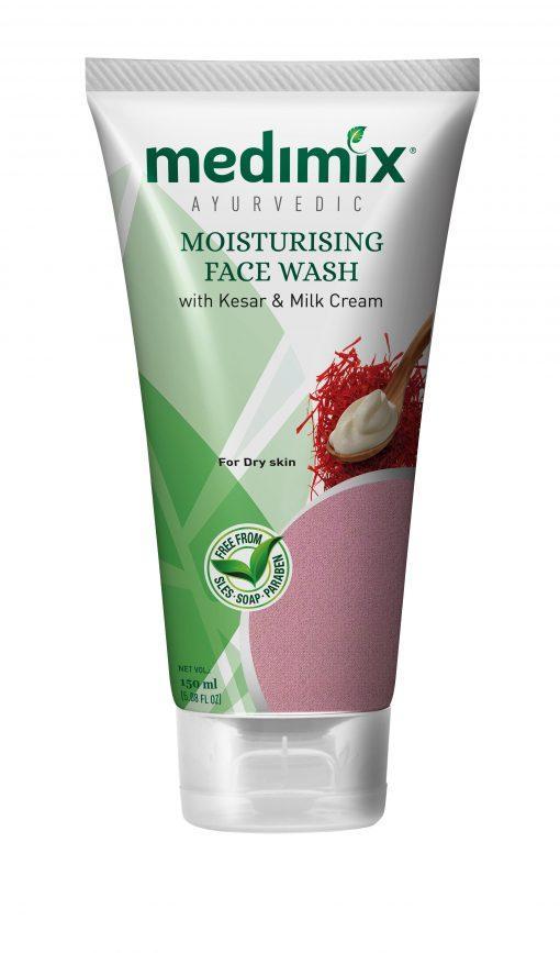 Medimix Ayurvedic Moisturising Facewash W Kesar & Milk Cream 150 Ml