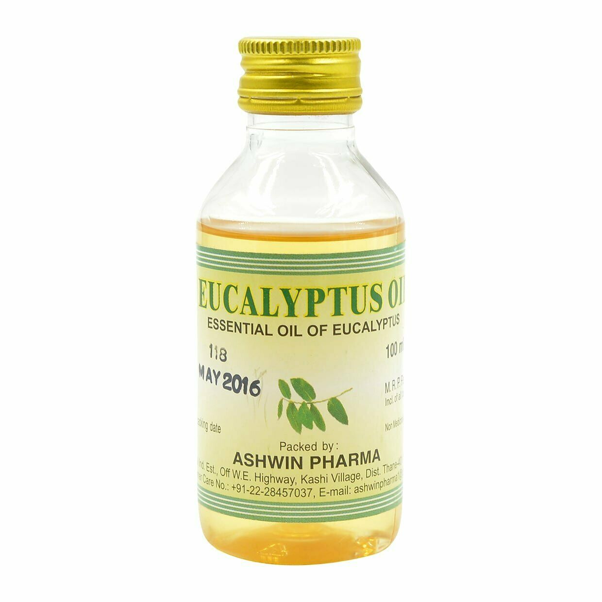 Ashwin Eucalyptus Oil 100 Milliliter(Ml) - Mahaekart LLC